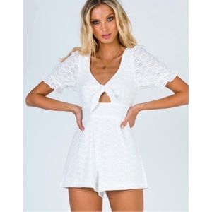 Princess Polly Eyelet Romper
